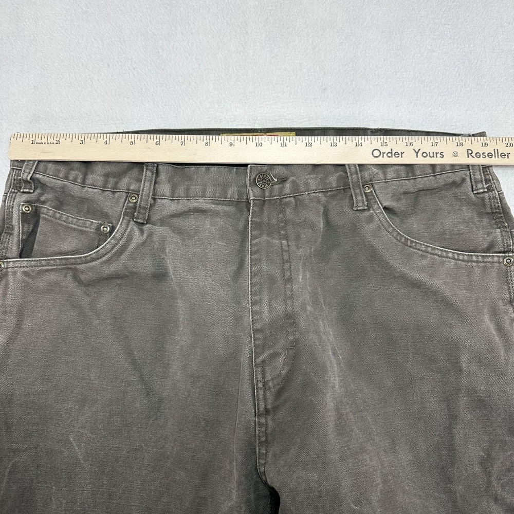 Berne Workwear Jeans Mens 38x34 Gray Regular Straight Canvas Carpenter Pants - Picture 11 of 14